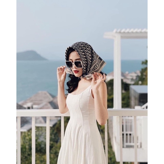 Khăn Vuông 70x70cm , khăn thắt yếm , tuban phối đồ cực chảnh