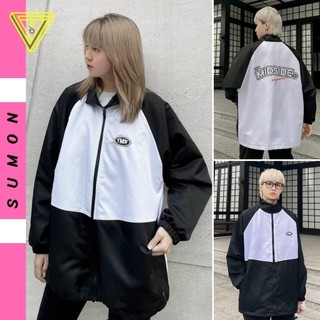 Áo khoác dù Nam Nữ TMS MIDSIDE Unisex Ulzzang Hot, Áo Bomber Jacket dù 2 lớp form đẹp