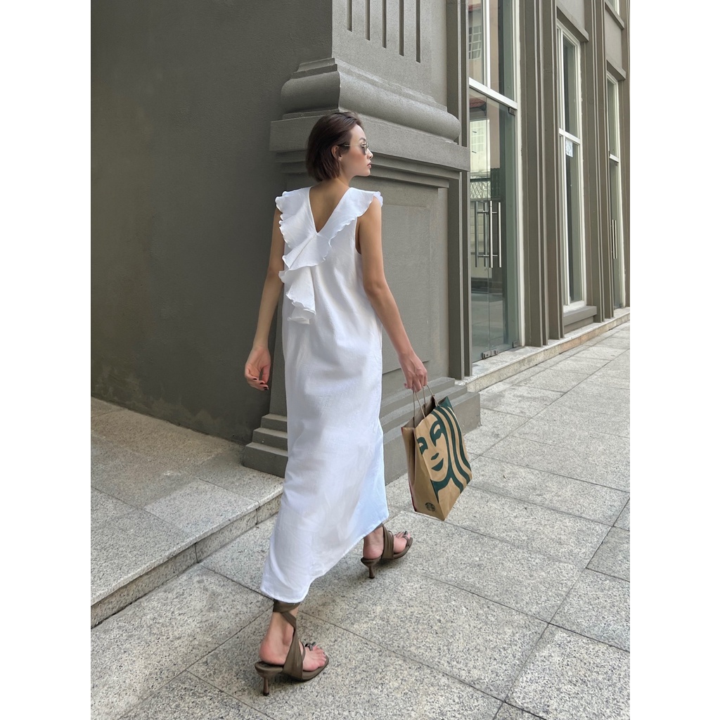 Đầm nữ maxi với thiết kế cánh thiên thần nữ tính MIEU - JS33