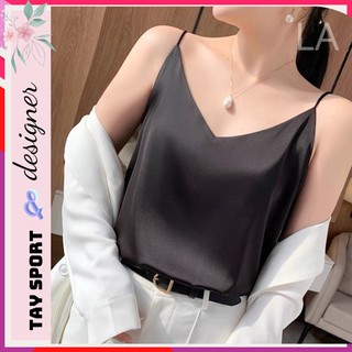 Áo 2 dây phối đồ cực đỉnh. Chất lụa cao cấp