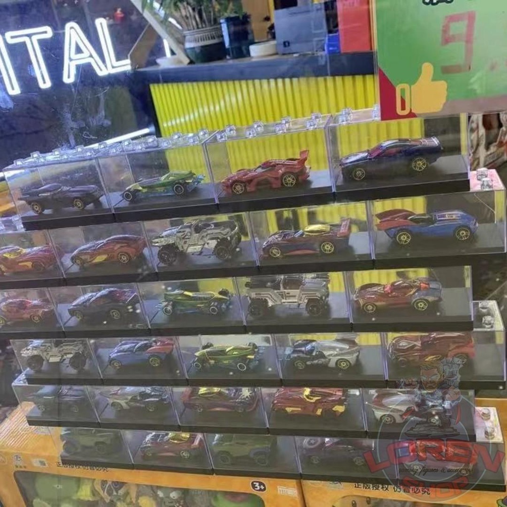 Mô hình ô tô Marvel Avenger tỷ lệ 1:64, xe hơi đồ chơi kim loại siêu anh hùng - Lorenshop