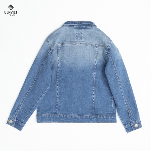 [Mã FATOP12 giảm 30K đơn 150K] Áo Khoác Jeans Bé Trai Genviet Kids N6121J8058