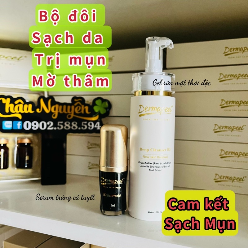 Combo SẠCH MỤN TUỔI DẬY THÌ . cam kết xoá sạch các loại mụn viêm . Chính hãng 100%