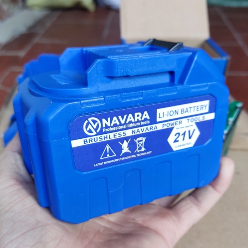 Pin Máy Khoan 21V 6000mah,Loại 15 Cell Pin,Xả 30A,Chân Makita,Bảo Hành 3 Tháng