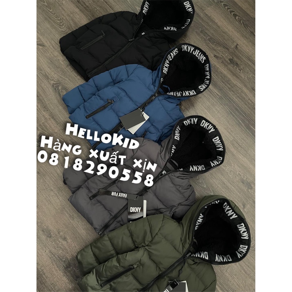 A868-Áo phao viền chữ DK bé trai