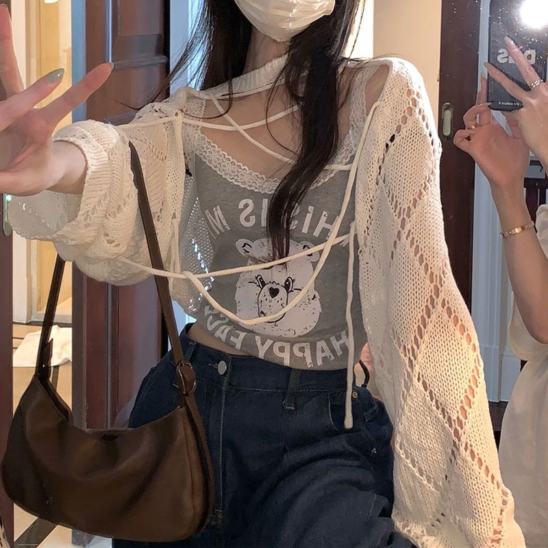 Áo khoác kiểu XINLANYASHE dáng rộng phong cách Hàn Quốc thời trang dành cho nữ