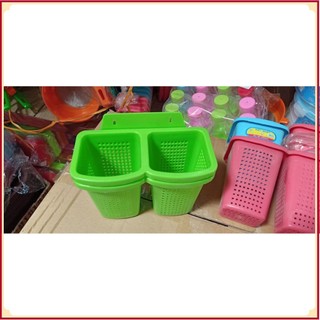 [Sale thả ga] ống đựng đũa 2 ngăn nhựa