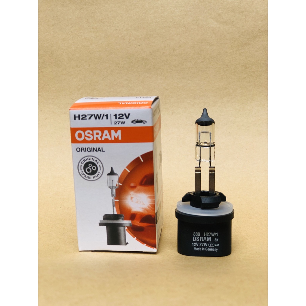 Bóng đèn gầm Halogen Osram Original Đức cho ô tô H27 880, 881 12v 27W