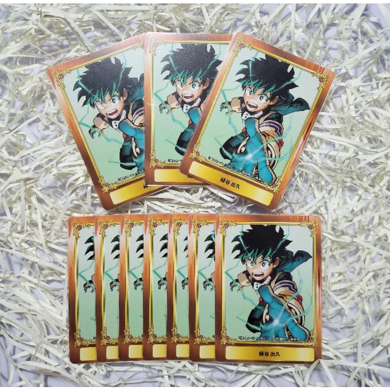 [chú cá Vàng màu Tím] [Hàng sẵn] Card jump Izuku Midoriya - MHA/My Hero Academia - Katsuki Bakugo, Shoto Todoroki