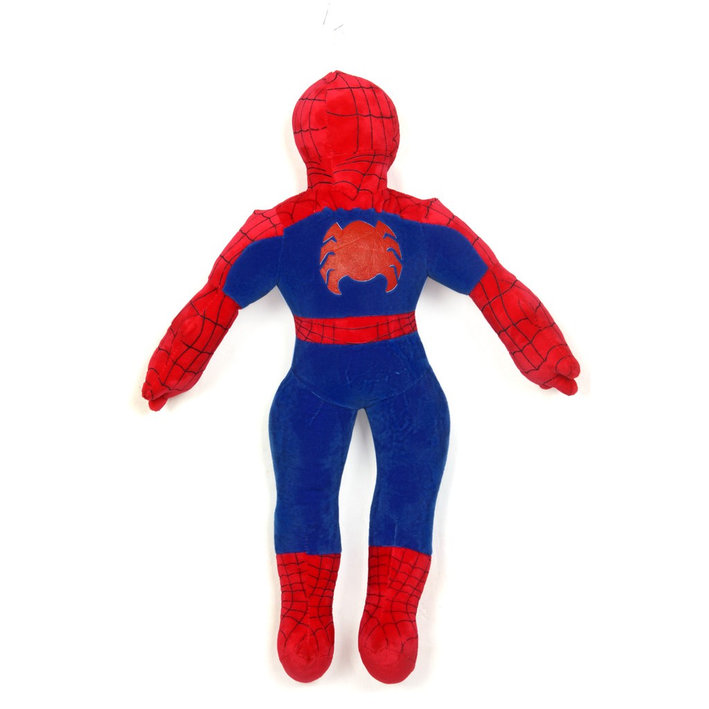 Gối bông, gối ôm người Nhện Spider Man - Đồ Chơi Thú Nhồi Bông Siêu Nhân Anh Hùng Gấu Bông - SANBEO.VN