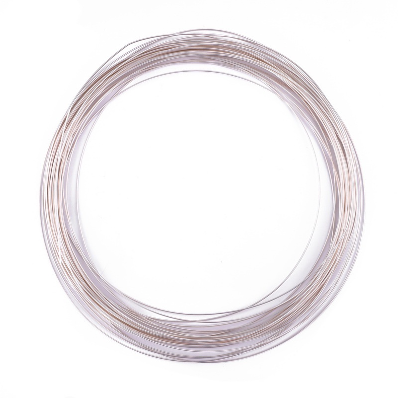 Cuộn Dây Kim Loại 0.4-1.2mm Bằng Bạc sterling 925 Nhiều Màu Sắc Dùng Làm Trang Sức