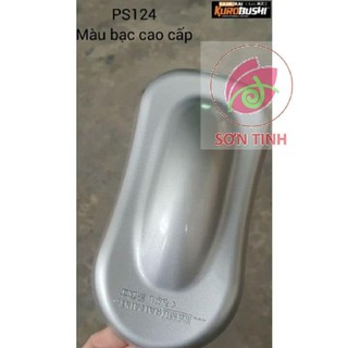 Sơn xịt Samurai màu Bạc cao cấp - PS124 (400ml)