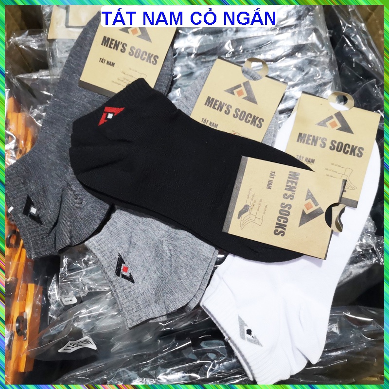 Tất/Vớ Cổ Ngắn Nam Nữ Bền Đẹp Hàng Việt Nam Dày Thấm Hút Thoáng Mát Khử Mùi