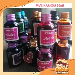 Mực KARKOS 30ml (tươi sáng, không lắng cặn)