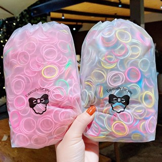 Set 1000 Dây Thun Cột Tóc Nhiều Màu