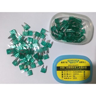 Cầu chì dẹp, vuông loại 5a, 10a, 15a, 20a, 25a, 30a