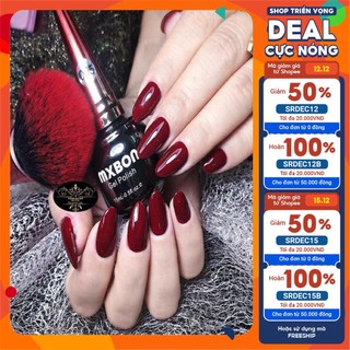 Sơn gel Mxbon set 6 màu tông đỏ Thiên Di Nail