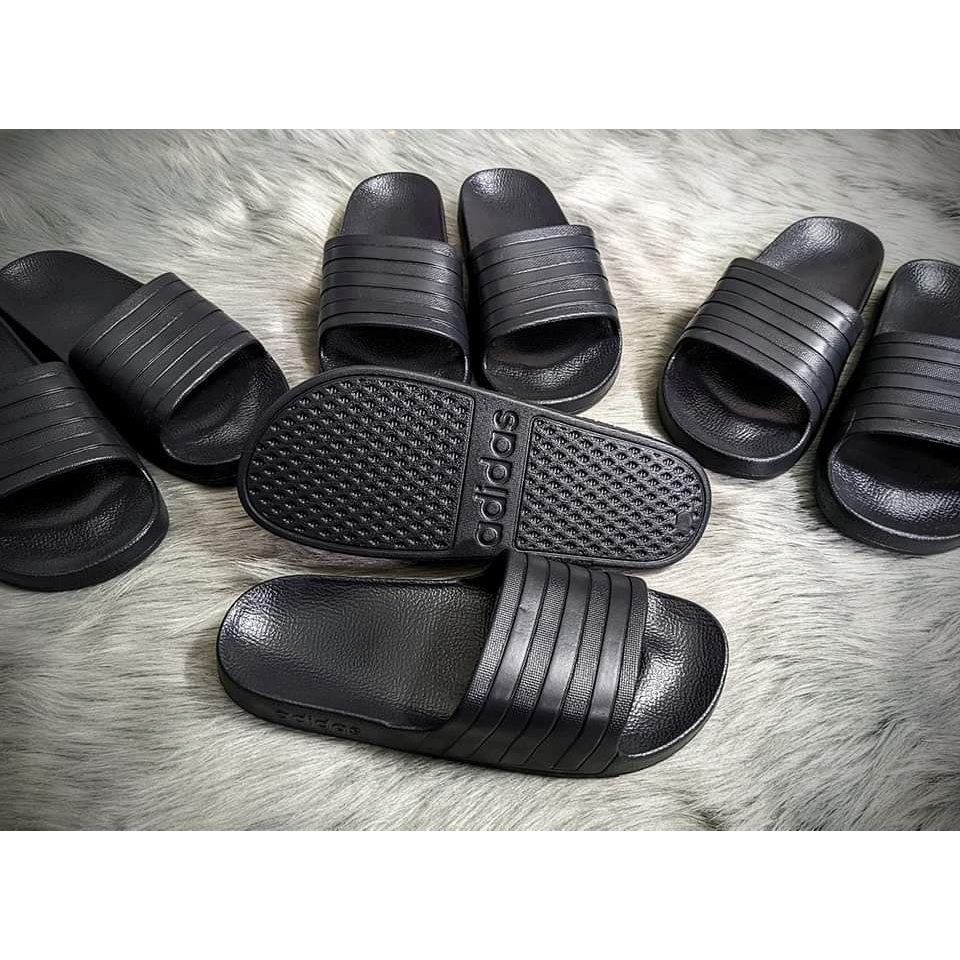 ( Chính Hãng ) Dép đúc cao su A.d.i.d.a.s Adilette Aqua Slide thể thao chống thấm nước màu Full Black