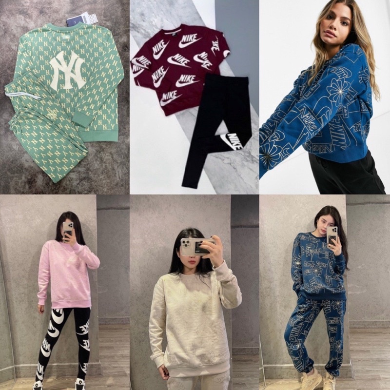 (ảnh thật) Set bộ thể thao dài tay m /lb đủ 2 màu hàng chuẩn 1:1