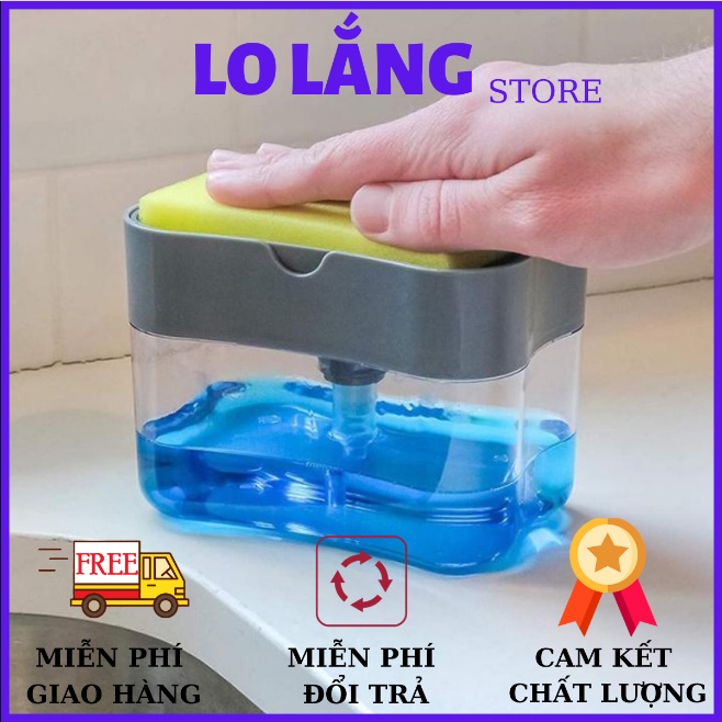 Khay đựng nước rửa chén hộp đựng xà phòng Hộp đựng dầu rửa bát đa năng-hộp đựng nước rửa chén thông minh