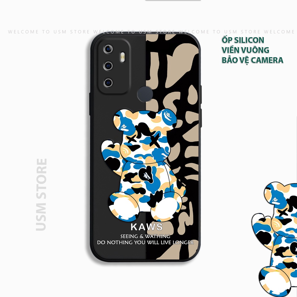 Ốp lưng OPPO F3 LITE / A11S 2021 / A32 / A33 / NEO7 / A37 / NEO 9, viền vuông, bảo vệ camera, chất TPU dẻo, in hình