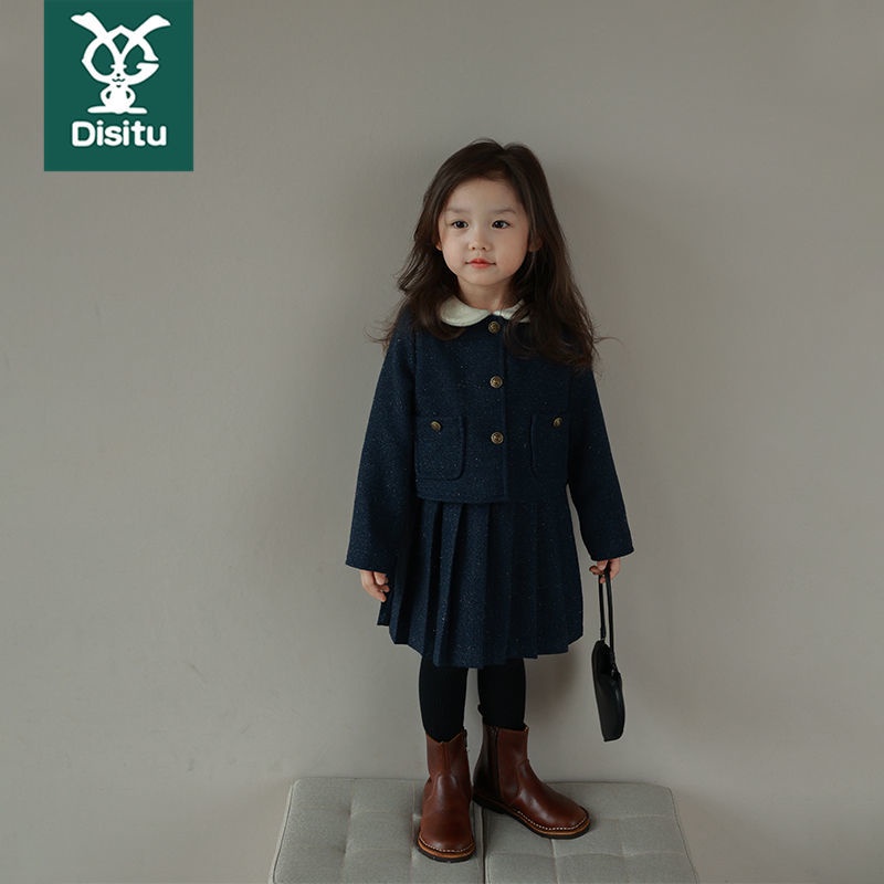 Áo Khoác Len Dáng Ngắn In Hình Thỏ Disney Thời Trang Mùa Đông 2022 Cho Bé Gái