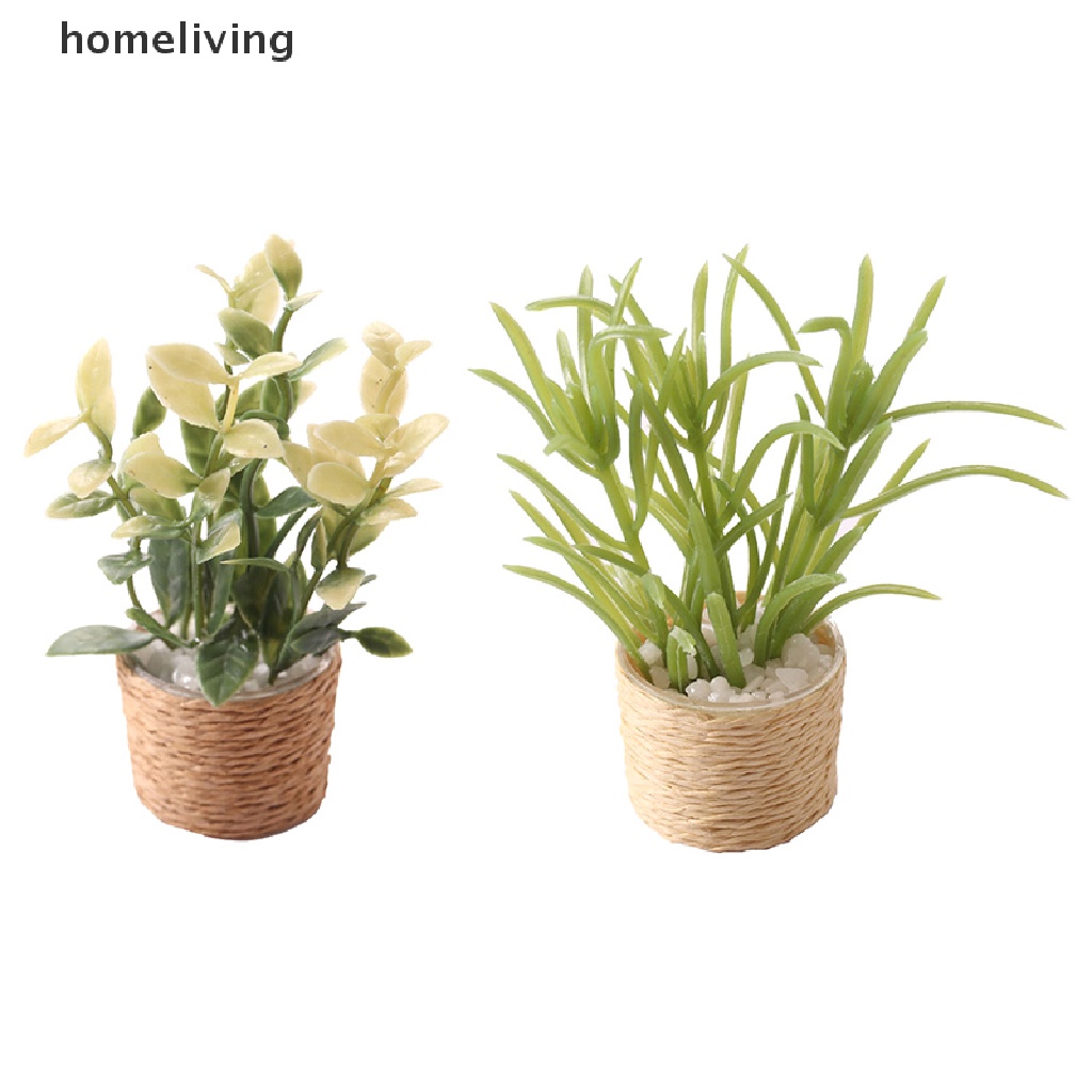 Mô Hình Chậu Cây Xanh Trang Trí Nhà Búp Bê Tỉ Lệ 1: 6