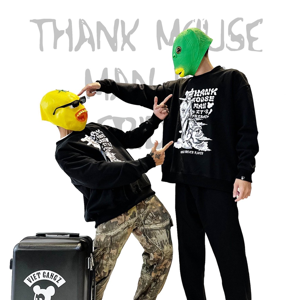 Áo Sweater Nỉ Chân Cua Dày Dặn Phong Cách Đường Phố Chính Hãng VIETGANGZ "TMMIF"