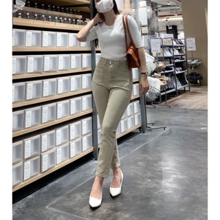   QDL110  Quần jean ống đứng phối 2 túi - BTS DENIM 