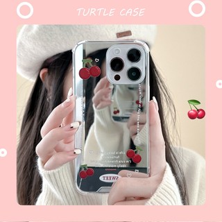 【bán sỉ】Ốp lưng iphone Ốp lưng iphone ốp Điện Thoại Silicon MINI Tráng Gương Kiểu Nhật Hàn Cho iPhone 14 13 12 11 PROMAX XS XR XSMAX SE2020 6 7 8PLUS 14Pro