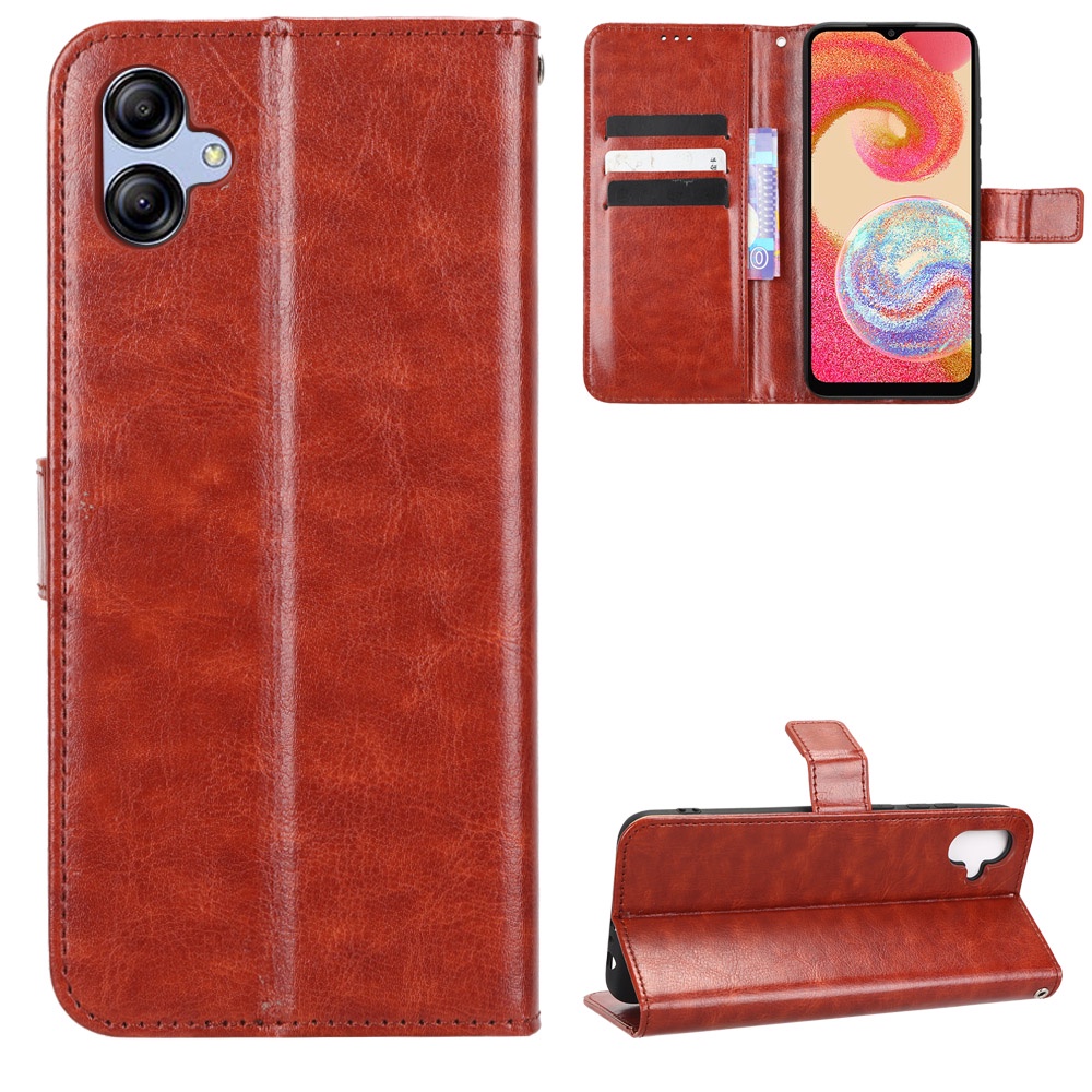 Ốp lưng Samsung Galaxy A04e 4G Flip PU Leather Wallet Ốp lưng Samsung A04e