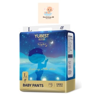 Tã bỉm dán quần yubest gold/ night/ natural đủ size