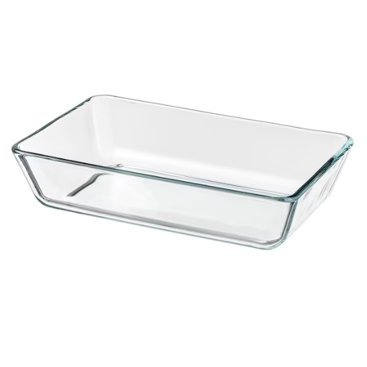 Khay nướng thuỷ tinh 27X18cm MIXTUR IKEA chính hãng (có sẵn)