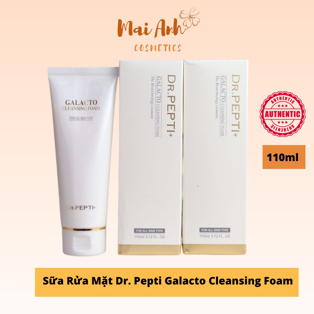 Sữa Rửa Mặt Dr.Pepti Galacto Cleansing Foam 110g