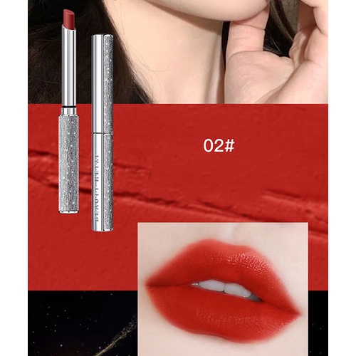 Set son nội địa Trung 4 Heyxi cây lâu trôi bền màu hộp sang trọng, Hộp 4 thỏi son Tint lì Heyxi bền màu không lem nhòe