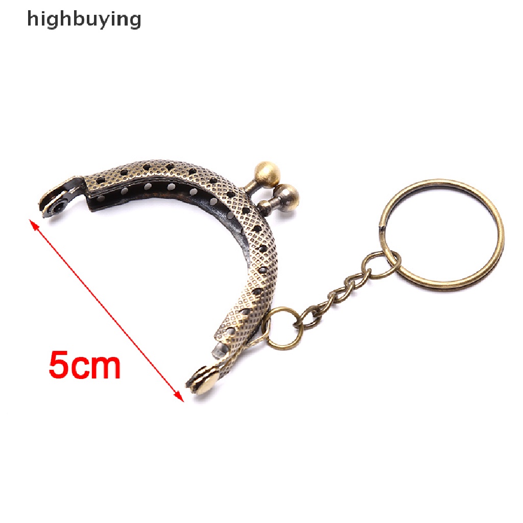 Set 1 Khung Kim Loại 5cm Dùng Để Làm Ví / Móc Khóa Tiện Dụng