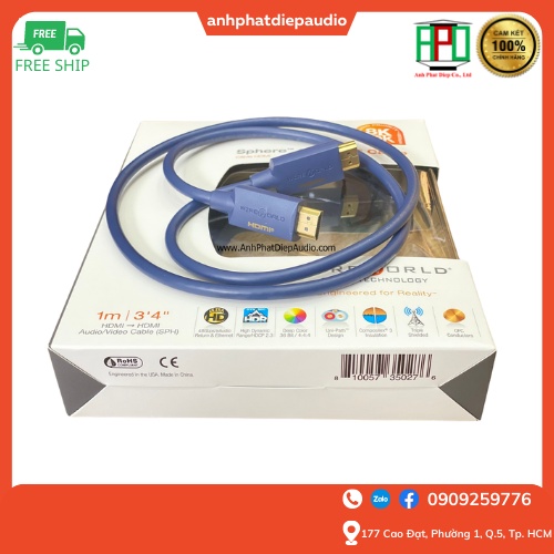 Dây hdmi WIREWORLD Sphere 48 HDMI 2.1 - 8K