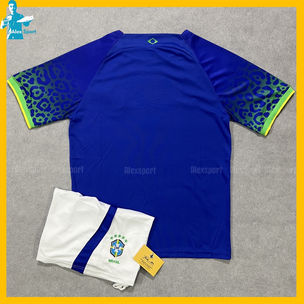 Bộ Quần Áo Bóng Đá Đội Tuyển Brazil Sân Khách 22-23