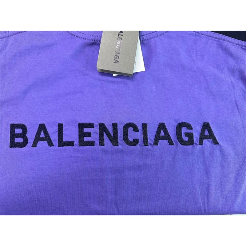 Áo Thun Ba8lenci88- Chất Lượng Cao Tay Ngắn Thêu logo Cơ Bản Thời Trang Đường Phố