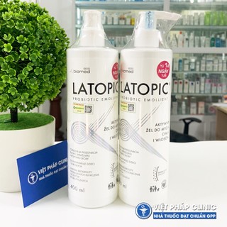 Gel tắm gội dành cho da kích ứng, dị ứng LATOPIC Body and Hair Wash Gel 400ml