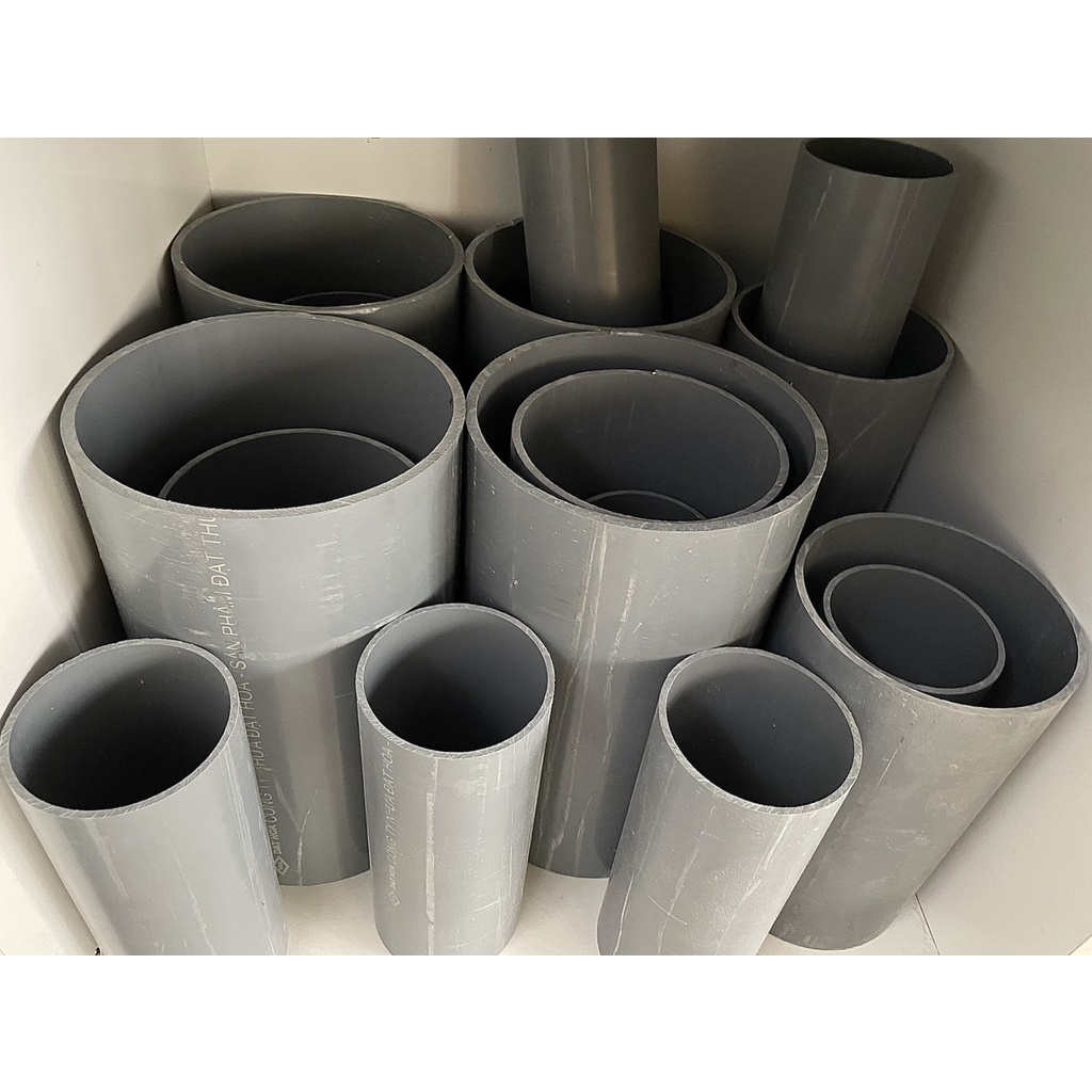 Ống nhựa chế lọc PVC cao cấp, đã cắt sẵn các vòng nắp và đáy