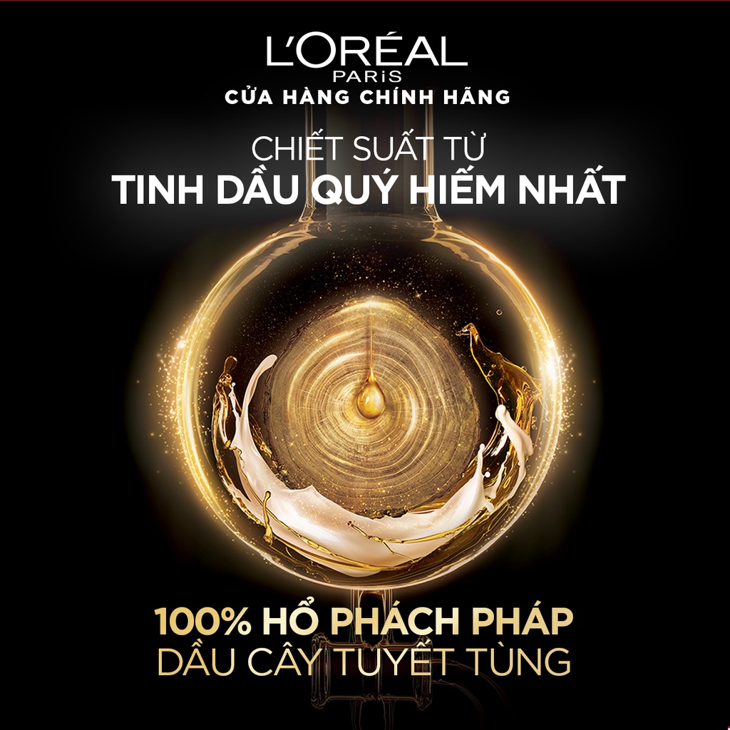 Bộ gội xả dưỡng tóc suôn mượt tóc cao cấp L'Oreal Paris Extraordinary Oil Smooth 440ml x2