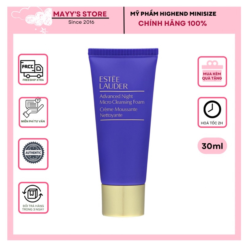 Sữa Rửa Mặt Tái Tạo Da Estee Lauder Advanced Night Micro Cleansing Foam 30ml