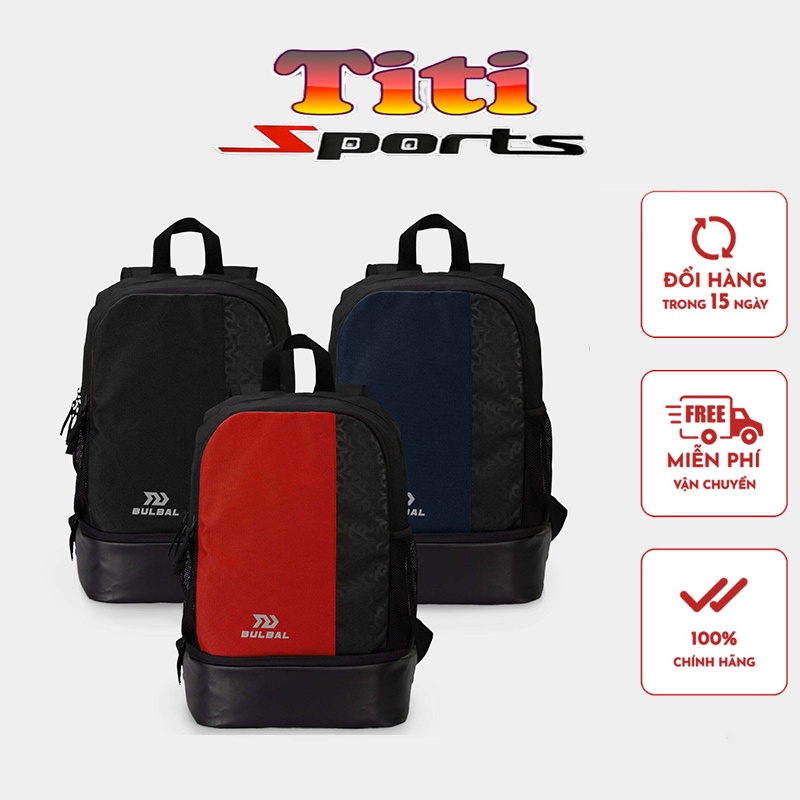 Balo Bulbal Compact chất liệu 600D chống thấm nước, có ngăn đựng giày riêng ,thể tích 18 lít