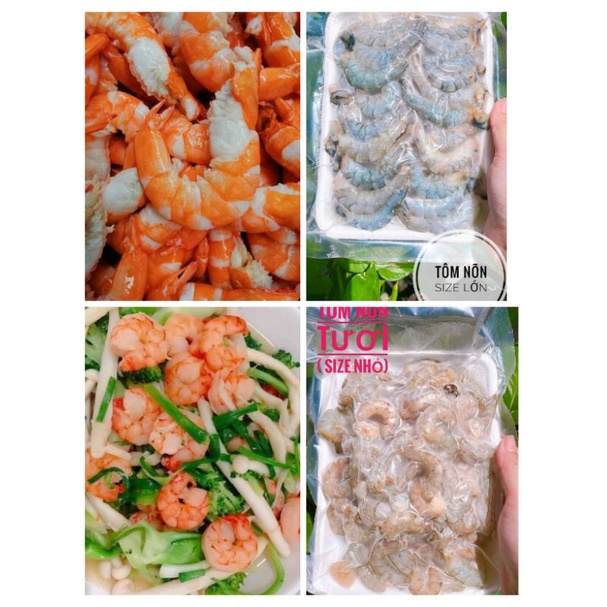 TÔM NÕN TƯƠI 🦐🦐500g(giao hỏa tốc)
