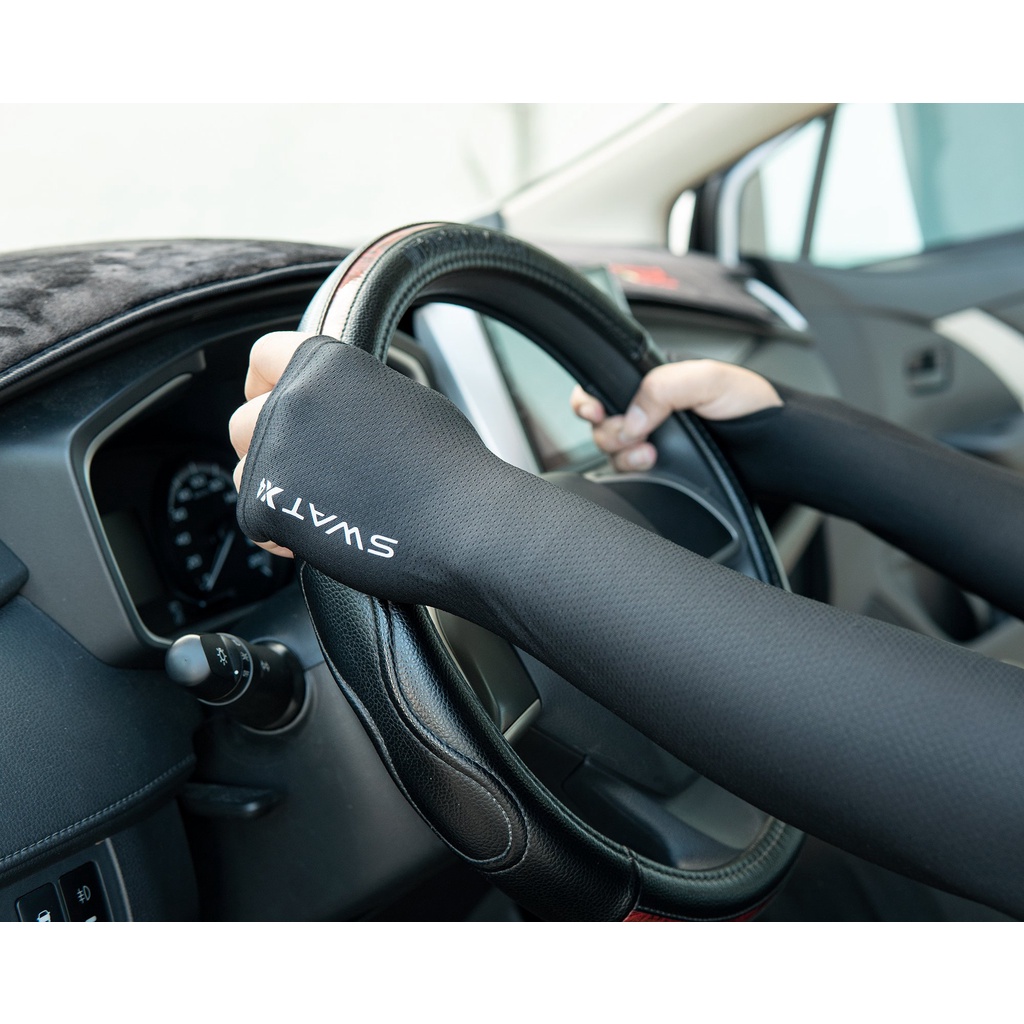 Ống tay SWAT X4 mẫu mới xỏ ngón màu đen chống nắng 50+