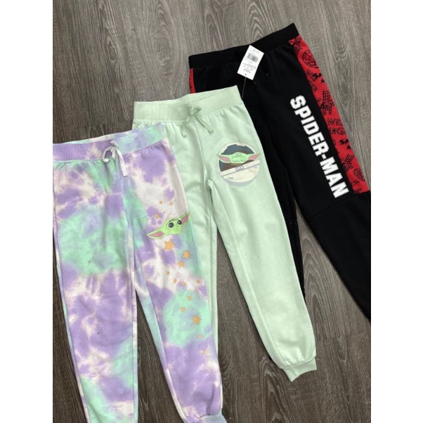 Quần jogger nỉ bông Xuất xịn cho bé trai và bé Gái từ 20kg đến 55kg