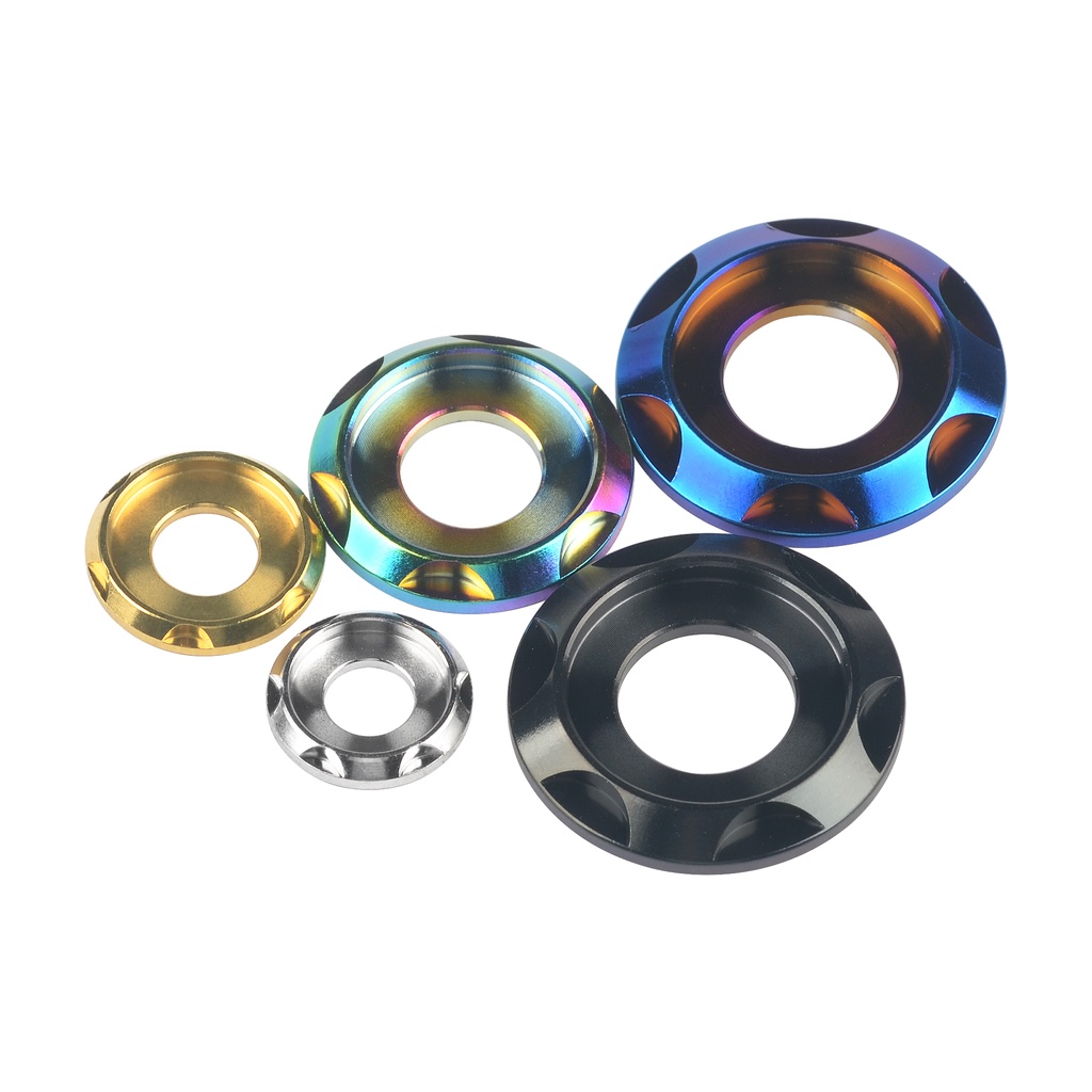 Vòng đệm WANYIFA bằng hợp kim titan GR5 M5 M6 M8 M10 chuyên dụng cho xe máy xe hơi