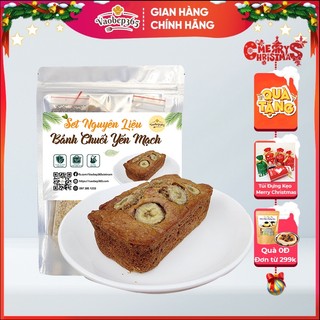 Set Nguyên Liệu Làm Bánh Chuối Yến Mạch, món ăn đứng đầu thực đơn Eat Clean 700gr Vaobep365