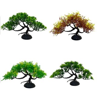 Biển Bể Cá Nhựa Thực Vật Cây Nhỏ Thực Tế Cỏ Nhân Tạo Trang Trí Cho Bể Cá Không Độc Hại An Toàn Cho Mọi Fis